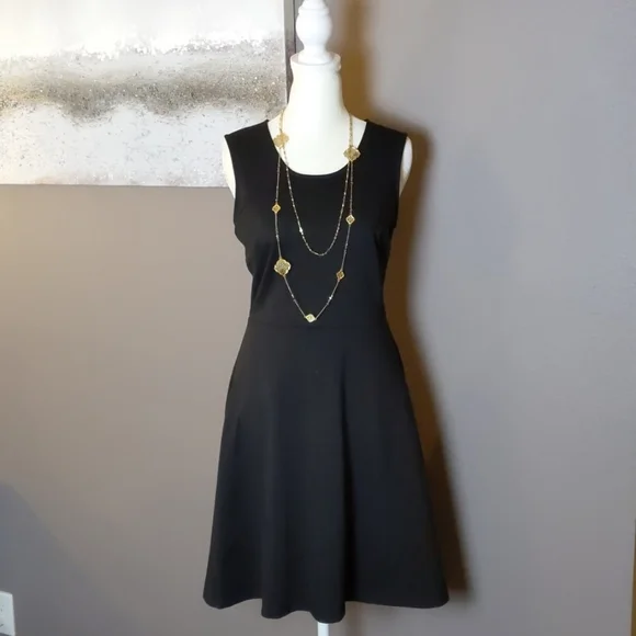 Black A-Line Dress - Picture 1 of 3